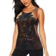 thumbnail image 1 of Fotbe Steampunk Cowboy Cat Blusas Sin Mangas para Mujer – Estilo Casual, Corte Suelto, Slim-Fit, Cuello Redondo Deportivo, Tops de Verano para Gimnasio y Yoga-Large, 1 of 7