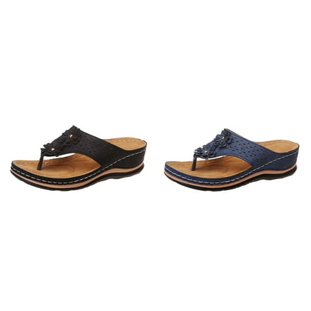 

Weerihhol Strap Sandals for Women Cork Strap Sandals Sandals Comfy Slider Roman T Open Women Toe Summer Support Flip Flops Flat On Clip Bottomed With Arch Women s Sandals