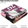 thumbnail image 3 of LHSHID Unique Happy Birthday Fleece Throw Blanket Funny 70 Years Old Birthday Decorations Gifts Best 70th Birthday Gfit Ideas for Mom Wife Sister Friends Female 60"x80", 3 of 6