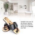 thumbnail image 3 of Zapatillas de Masaje de pies, Zapatillas de Masaje de reflexología Zapatillas de Masaje de pies Shiatsu Relax Pebbles Sandalias de Piedra para Hombres Mujeres(39－40-39－40) Saludable Octpeak NO, 3 of 7