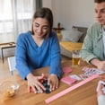 thumbnail image 4 of 4pcs Clear Mahjong Tile Pushers Golden Transparent Rods for American Family Mahjong Game, 4 of 9