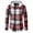 Wine, variant on DDAPJ pyju Men's Flannel Hoodie Jacket Clearance Sale,Slim Fit Stretch Plaid Shirt Jackets Long Sleeve Drawstring Shacket Jacket Casual Button Down Outwear Tops