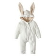 thumbnail image 2 of MZXELPRJD Girls Red Jumpsuit Easter Bunny 4t Boys Clothes Fall/winter Sets Hooded Winter Bodysuit Crawling Thermal Onesie Girls Clothes 7/8 Outfits Baby Girls' Sets, 2 of 9