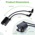 thumbnail image 6 of ABPETE 10L0L Golf Cart Ignition Coil for EZGO 2003-2008 with MCI Engine Module Replace OEM#72866-G01 EPIGC104, 6 of 7