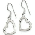 thumbnail image 2 of Sterling Silver Heart Dangle Earrings (30 X 13) Made In Thailand qe4213, 2 of 5