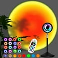 thumbnail image 1 of nipocaio Sunset lamp , 16 colors sunset projection lamp with remote control, 27cm multi-color night light, 1 of 5