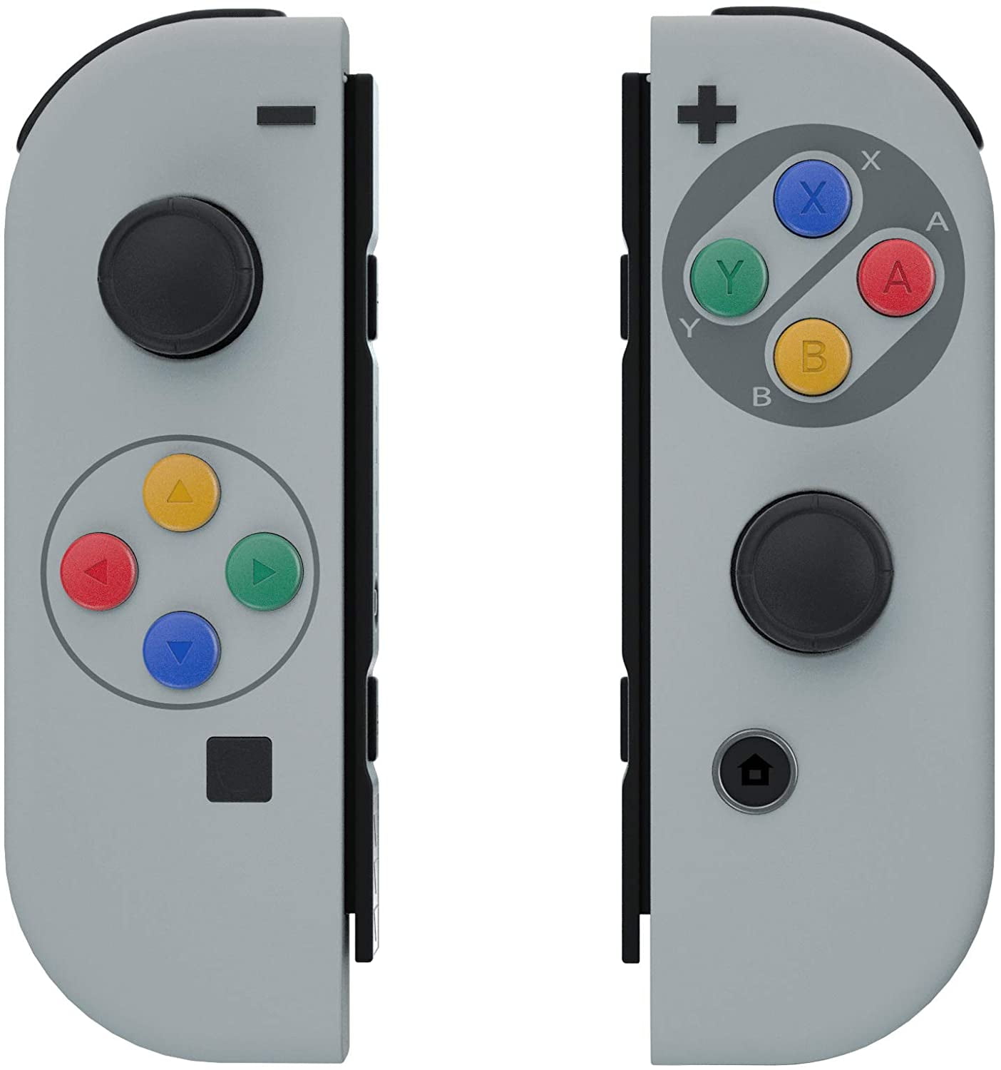 Soft Touch Grip Sfc Snes Classic Eu Style Joycon Handheld Controller Housing With Coloful Buttons Diy Replacement Shell Case For Nintendo Switch Joy Con Joycon And Console Not Included Walmart Com