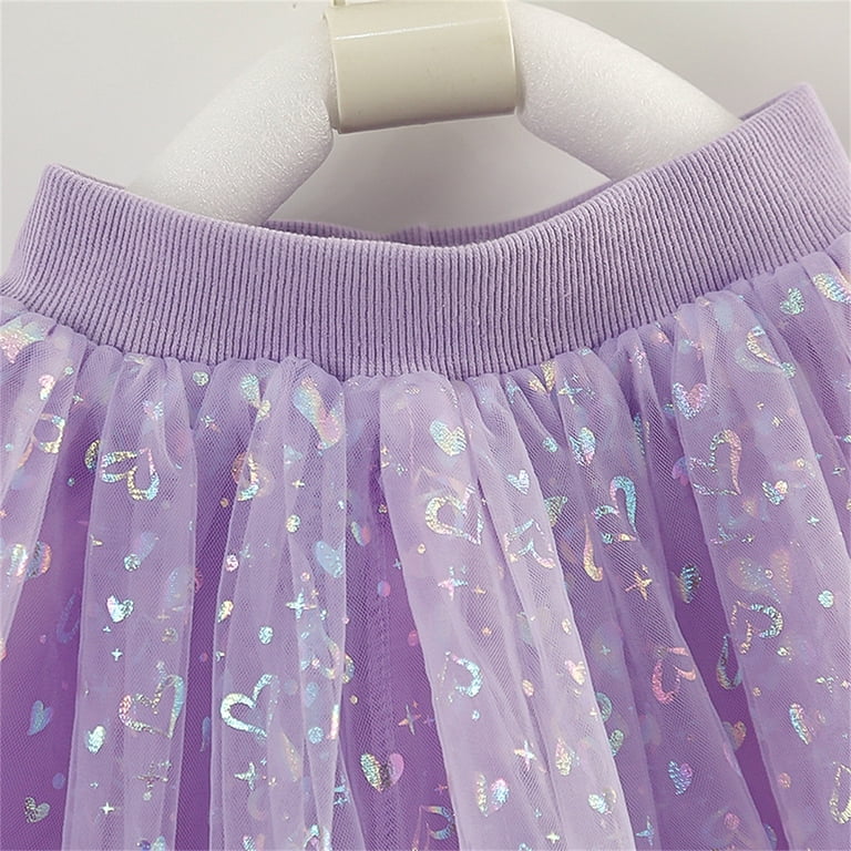 Tutu à Imprimé étoiles Et Rayures Pour Petite Fille - Taille 2T/3T, Tulle Polyester, Multicolore - Neuf Avec étiquettes