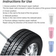 thumbnail image 5 of Pack of 90 Tire Repair Kit with Plugs,Self-Service Tire Repair Plugs with Screwdriver for Tire Puncture Repair,3 Size Screw in Tire Plugs Flat Tire Repair Kit for Most Cars, 5 of 5