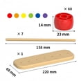 thumbnail image 3 of Educational Brain Teaser Board Game for Early Childhood Development Color Pairing Concentration Activity to Train Focus Memory and Matching Skills, 3 of 8