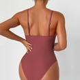 thumbnail image 4 of Sngxgn Swimsuit Women Tummy Control Vintage Swimsuits U Back Modest Swimwear(Brown,L), 4 of 6