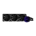 thumbnail image 2 of NZXT Kraken X73 360mm - RL-KRX73-01 - AIO RGB CPU Liquid Cooler - Rotating Infinity Mirror Design - Powered By CAM V4 - RGB Connector - 3 x Aer P120 120mm Radiator Fans LGA 1700 Compatible, 2 of 6