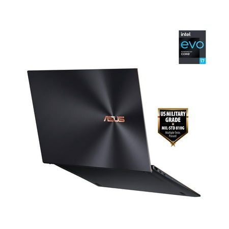 ASUS ZenBook S Ultra Slim Laptop, 13.9" 3300x2200 3:2 500nits Touch Display, Intel Evo Platform Core i7-1165G7 CPU, 16GB RAM, 1TB SSD, Thunderbolt 4, TPM, Windows 10 Pro, Jade Black, UX393EA-XB77T