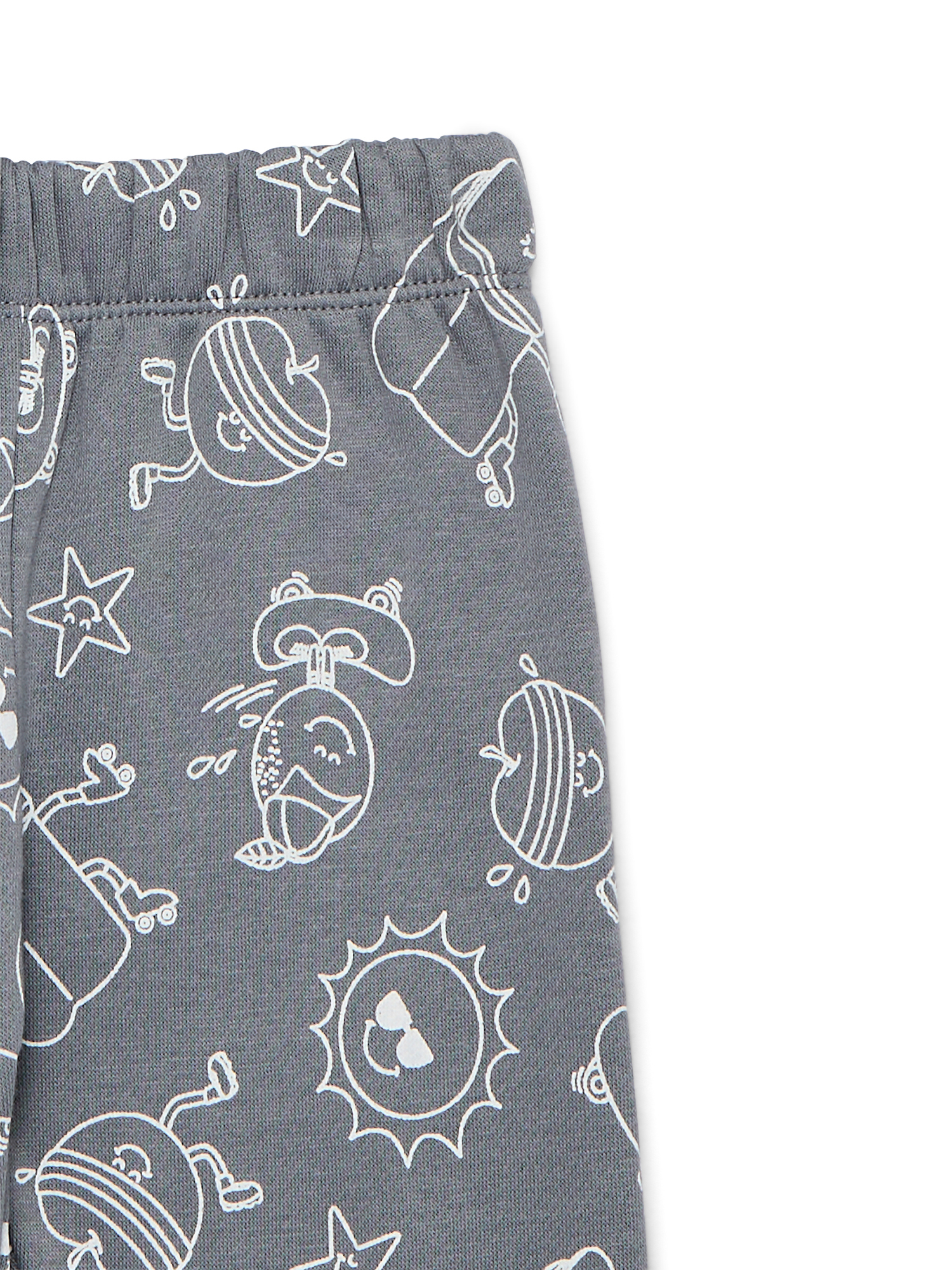 Wonder Nation Baby Boys Fleece Top and Pants Set, 2-Piece, Sizes 6M-24M
