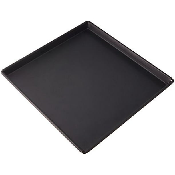 Winco Sicilian Pizza Pans, 16Inch by 16Inch,Stainless Steel,Medium