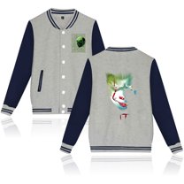 XUANXIAOJIANG Welcome to Derry Baseball shirt fashion trend unisex long sleeved jacket, baseball shirt