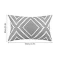 thumbnail image 2 of witspace Black Boho Geometric Arrows Outdoor Lumbar Pillow Covers 12x20 Inch Waterproof, Summer Outdoor Decorative Pillows, Porch Decoration Pillows for Patio Furniture and Apartment, 2 of 6