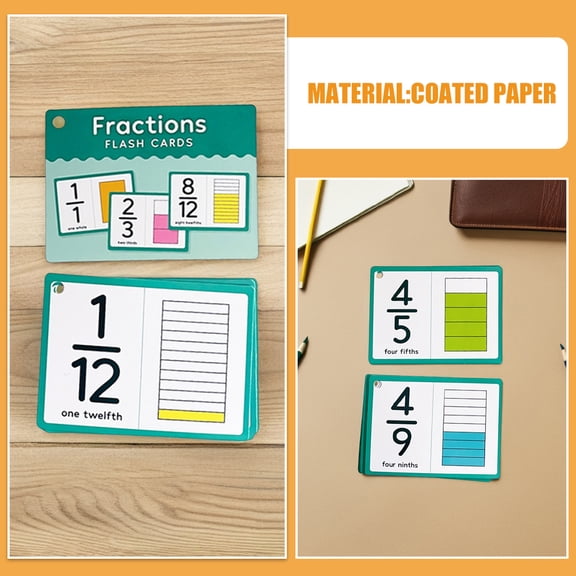 STRANDCHIC fraction manipulatives Math Problem Solving Cards Copper Paper 1 Set