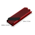 thumbnail image 2 of Shisuyan Internal Computer Component Cooling M2 Ssd Cooler Red 1Pack, 2 of 8