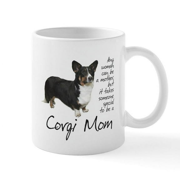CafePress - Cardigan Corgi Mug - 11 oz Ceramic Mug - Novelty Coffee Tea Cup