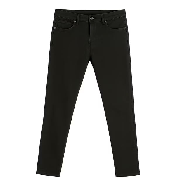 Jeans Quarry Para Hombre Fit Regular Negro Talla 38