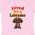 thumbnail image 4 of Inktastic Labrador Chocolate Lab Boys or Girls Baby Bodysuit, 4 of 5
