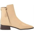 thumbnail image 6 of Sam Edelman Thatcher Eggshell Side Zipper Square Toe Low Block Heel Boots (Eggshell, 7.5), 6 of 6