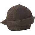 thumbnail image 3 of Drake Waterfowl Waxed Cotton Jones Hat Brown Medium/Large - DH7007-BRN-2, 3 of 5
