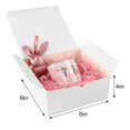 thumbnail image 4 of White Gift Boxes 12 Pack 8x8x4 Inch, Paper Gift Box with Lids for Wedding , Bridesmaid Proposal Gift,B, 4 of 7