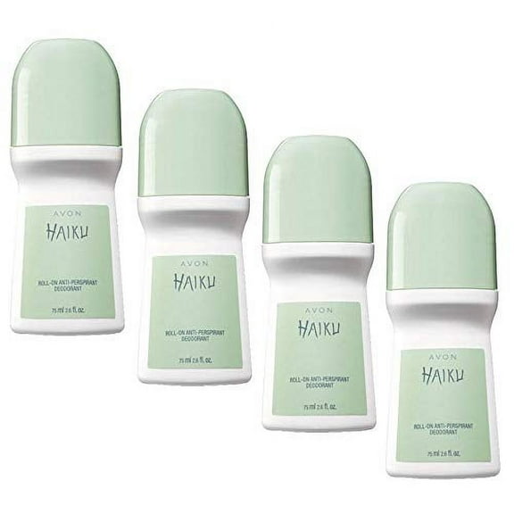Avon Haiku Roll-on Anti-perspirant Deodorant Size 2.6 oz (4-Pack)