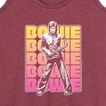 thumbnail image 3 of David Bowie - Bowie Stacked - Women's Racerback Tank Top, 3 of 5