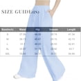 thumbnail image 4 of Women's Fashionable Casual Loose Fit Breathable Drawstring Wide Leg Straight Leg Pants, Size S-2XL, 4 of 4