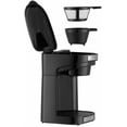 thumbnail image 3 of OVENTE Double Drip Coffee Maker with 2 Ceramic Mugs and Auto Shut Off, Small Dual Drip Coffee Maker Machine Works with Ground Coffee Only, Compact Kitchen or Office Essential, Black CMDD2MB, 3 of 6