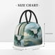 thumbnail image 2 of Disketp Cloud Sky Green Dragon Bolsa Térmica para Almuerzo, Lonchera con Abertura Amplia y Gran Capacidad, Organizador Reutilizable para Mujeres, Hombres y Adultos, 2 of 6