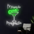 thumbnail image 3 of Handmadetneonsign Mama Needs A Margarita Neon Sign, Margaritas LED Light, Margarita Neon Light, 3 of 5