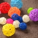 thumbnail image 3 of Bolas Decorativas de Ratán Toystoory 10 Piezas Naranja, 3 of 6