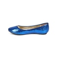 thumbnail image 4 of Cherish CF38 Women Metallic Confetti Round Toe Ballerina Flat, 4 of 5