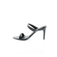 thumbnail image 2 of Steve Madden Rosalina Black Patent Stiletto Heel Open Toe Slip On Heeled Sandals (Black Patent, 7.5), 2 of 8