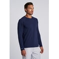 thumbnail image 3 of Coolibar Unisex Performance Long Sleeve T-Shirt - UPF 50+ Sun Protection - Suntect Defender Shirt in Navy, 3 of 6