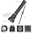 thumbnail image 2 of Ultra Powerful LED Torch, Rechargeable Flashlight 90000 Lumens XHP70 Adjustable Zoomable Waterproof USB Torch (including battery), 2 of 5