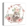 thumbnail image 2 of Creative Products Floral Fawn 16x16 Canvas Wall Art, 2 of 5