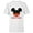 White, variant on Disney Mickey Mouse Red Shorts Icon Brother Family- Short Sleeve T-Shirt for Kids - Customized-White