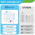 thumbnail image 3 of Cubo de almacenamiento de agua UMETASS 15,14 L sin BPA con grifo, 3 of 7