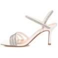 thumbnail image 2 of Journee Womens Coraa Open Toe Mid Stiletto Sandals, 2 of 8