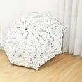 thumbnail image 5 of Kumdkd Dual UV & Rain Protection Umbrella – 37.8” Windproof Compact Folding Umbrella for Women, Push-Pull Travel Umbrella with Floral Design, UPF50+ Sun & Waterproof Canopy, 5 of 6