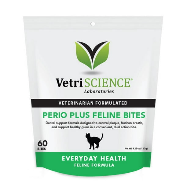 VetriScience Laboratories Perio Plus Feline Bites, Dental Health