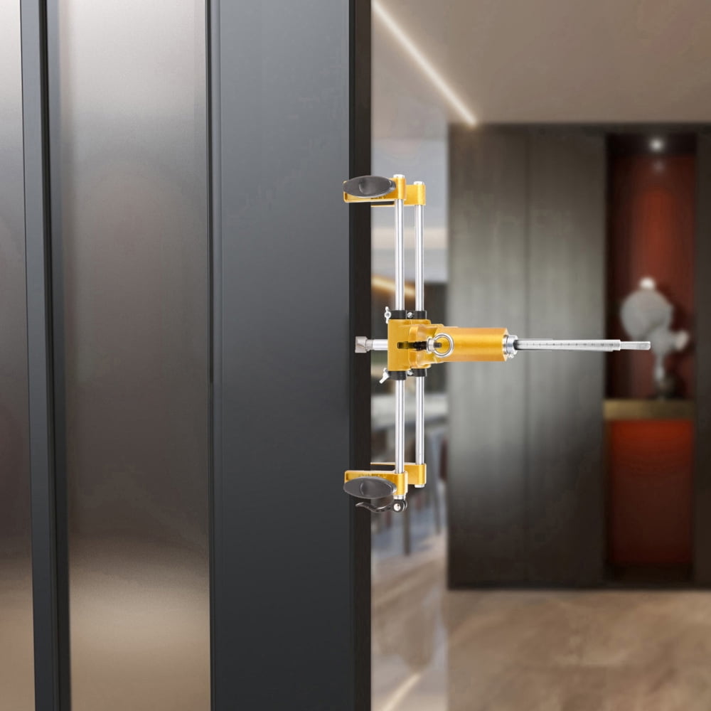 High Efficiency Door Mortise Jig - Precise Slotting Lock Mortiser for Quick & Professional Installation - Portable Lock Installation Kit