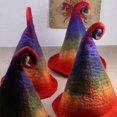 thumbnail image 4 of Halloween Gradient Rainbow Wizard Hat for Creative Popular Steeple Witch Hat Cosplay Halloween Gift Party Prop Autumn Wi, 4 of 4