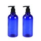 thumbnail image 1 of 2 botellas rellenables con atomizador de aceite esencial, maquillaje líquido, 500 ml (botella azul y bomba negra), 1 of 7