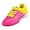 Pink, variant on Vizari Liga Kids Indoor Soccer Shoes | Durable, Lightweight & Machine Washable | Non-Slip Rubber Outsole for Maximum Grip | Comfortable Fit for Boys & Girls in Vibrant Colors , BLUE/BLACK ,9.5
